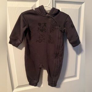 Disney Baby Black Hooded One Piece Size 3-6 Months